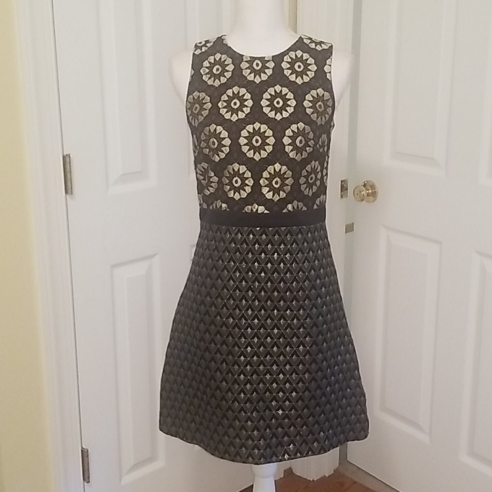 MIGNON gold holiday formal dress 2
